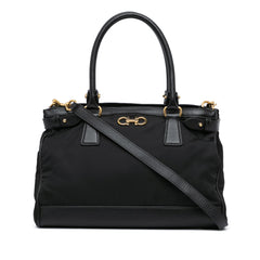 Gancini Nylon Satchel