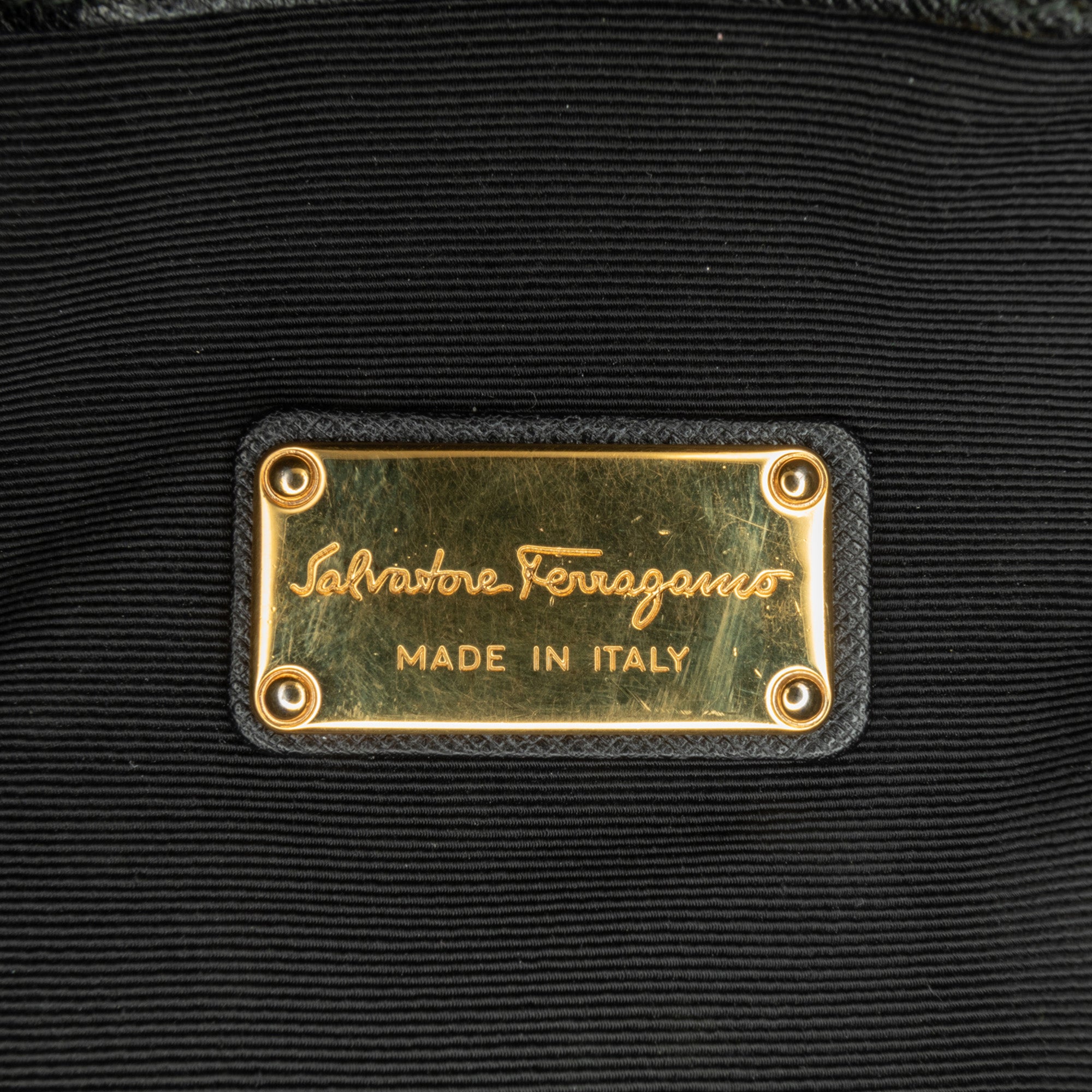 Gancini Nylon Satchel