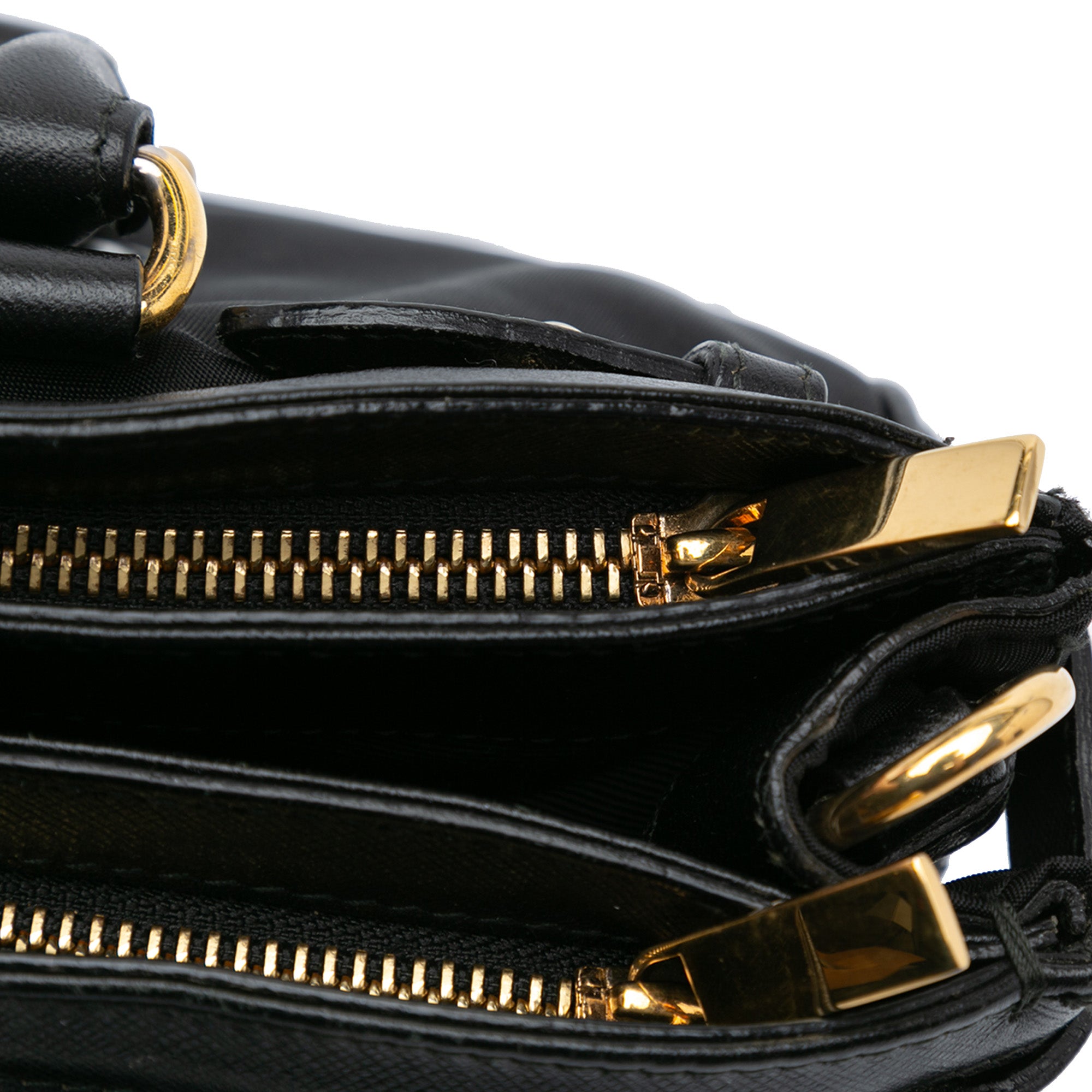 Gancini Nylon Satchel