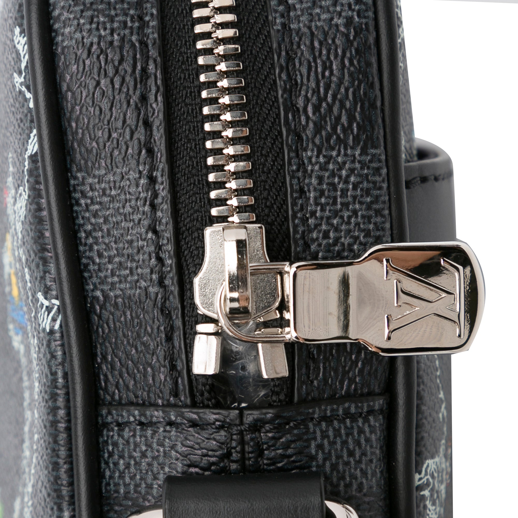 Damier Graphite Renaissance Map Danube Slim PM