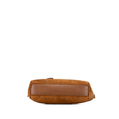 Toy Croc Embossed Suede North South Shopping Tote