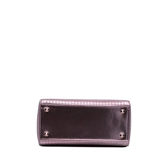 Medium Metallic Patent Microcannage Lady Dior