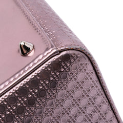 Medium Metallic Patent Microcannage Lady Dior