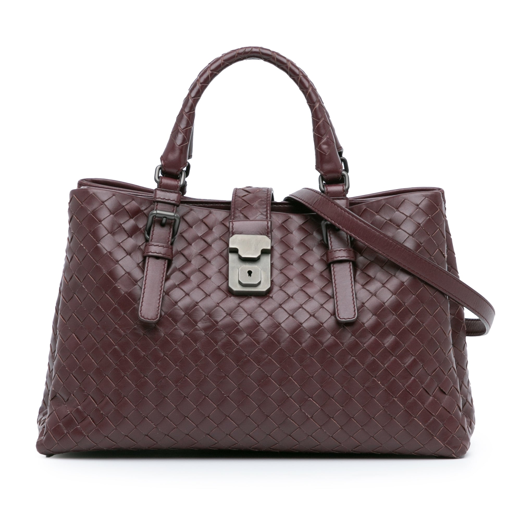 Small Intrecciato Roma Satchel