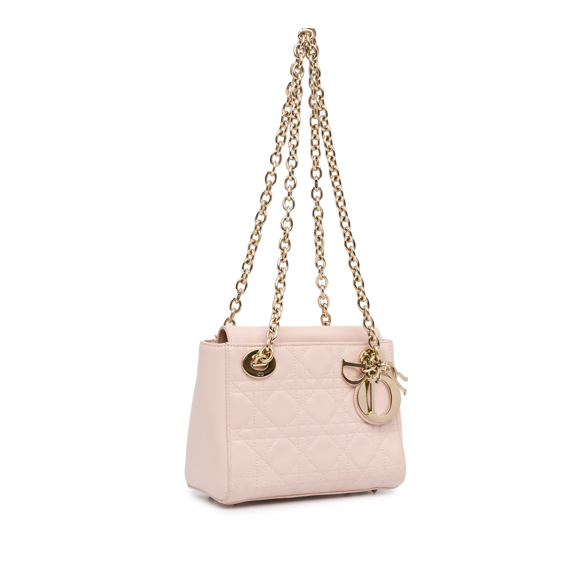 Lambskin Cannage Lady Dior Double Chain Bag_1