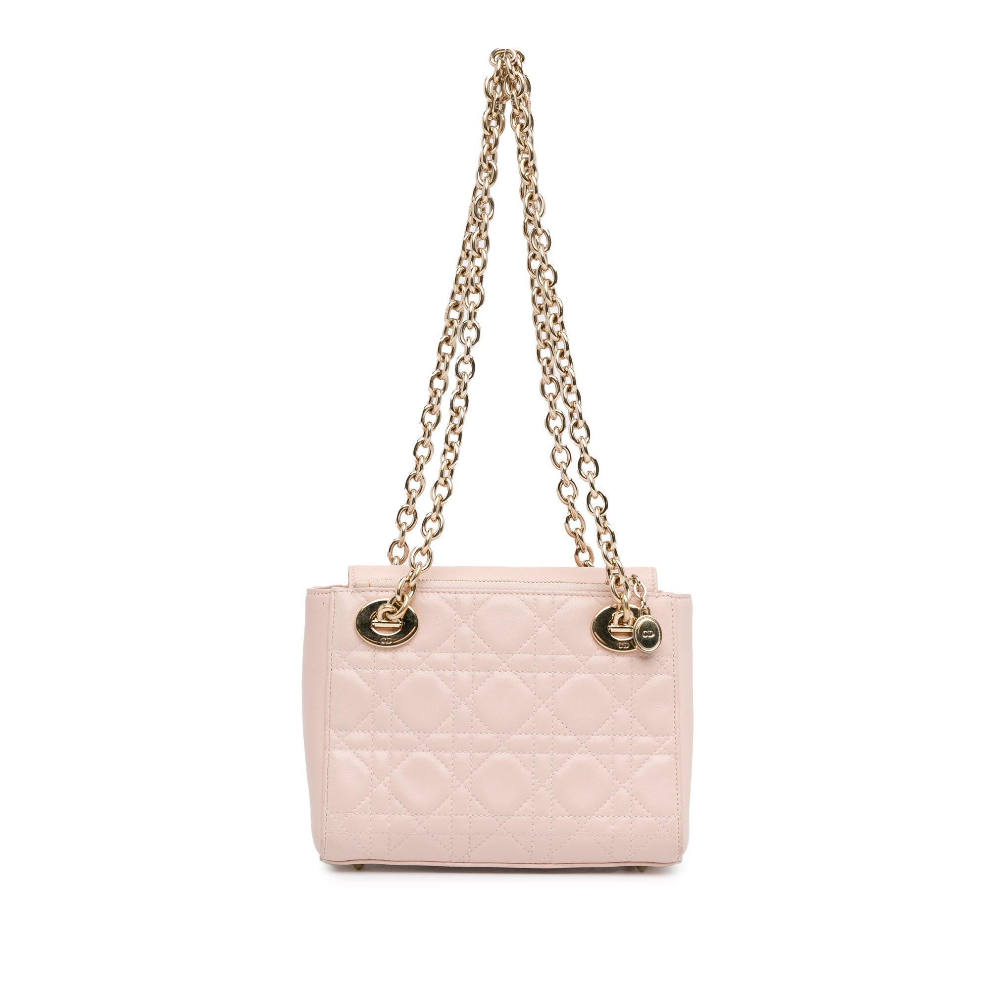 Lambskin Cannage Lady Dior Double Chain Bag_2