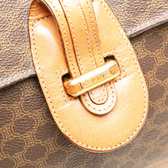 Macadam Coated Canvas Top Handle Bag