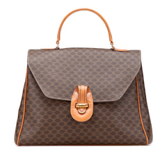 Macadam Coated Canvas Top Handle Bag