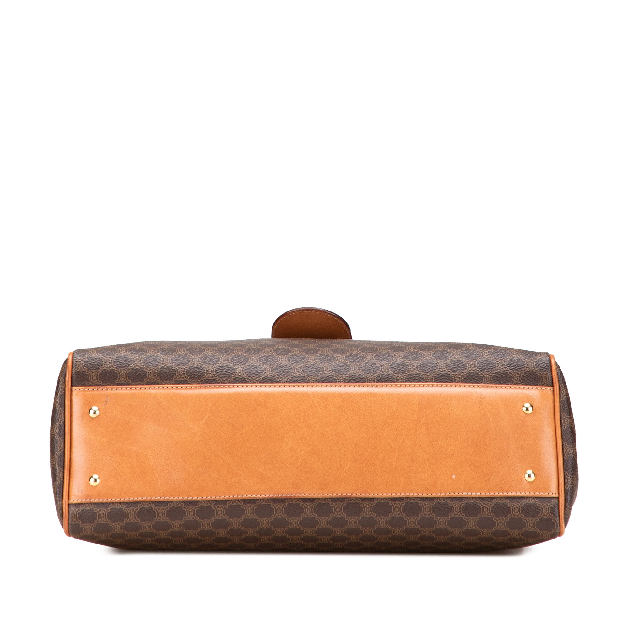 Macadam Coated Canvas Top Handle Bag