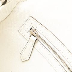 Zucca Embroidered Canvas Baguette Satchel