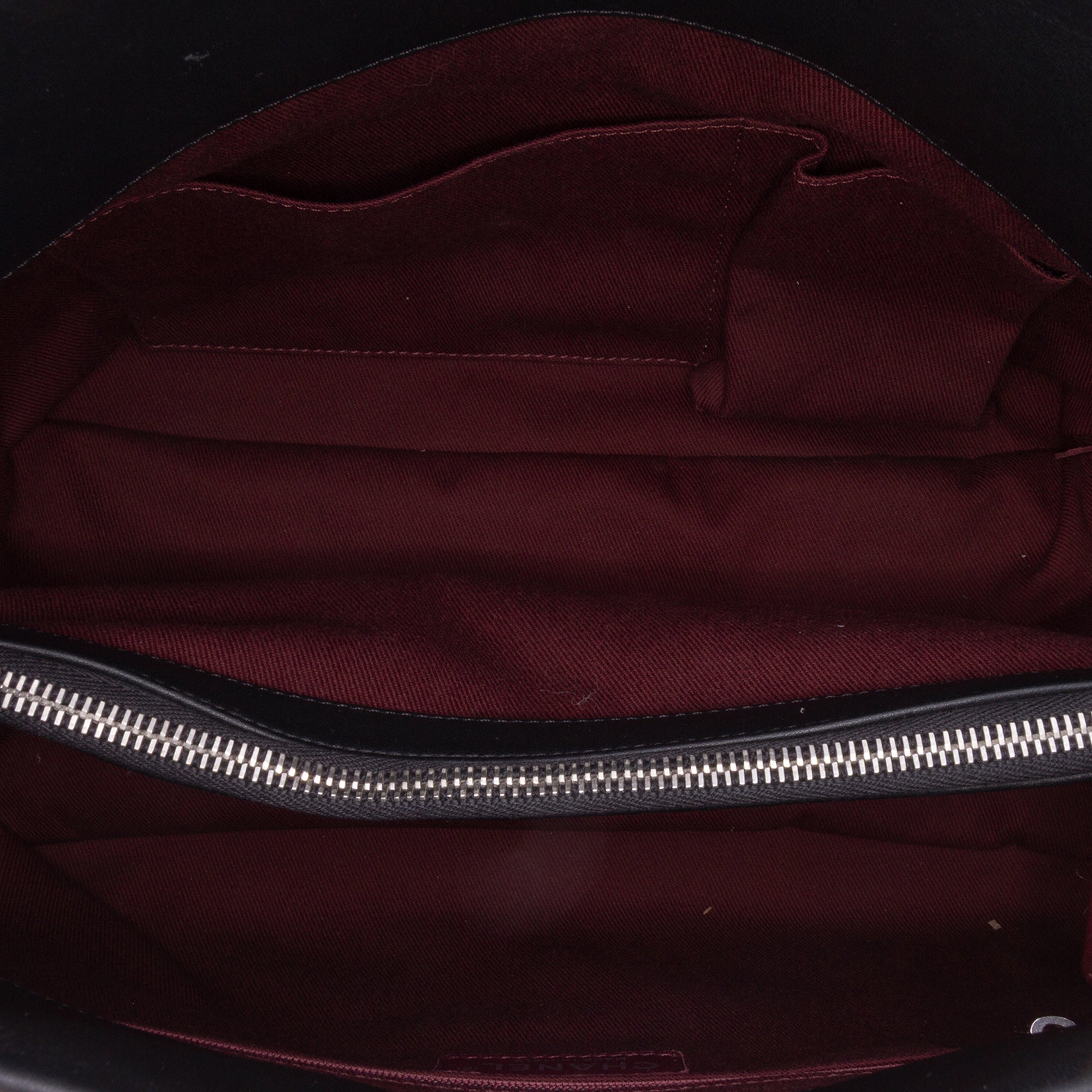 Bicolor Quilted Lambskin Shopping Tote