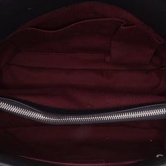 Bicolor Quilted Lambskin Shopping Tote
