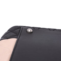 Bicolor Quilted Lambskin Shopping Tote