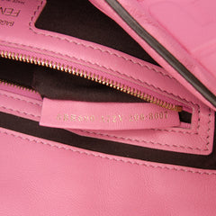 Zucca Embossed Leather Baguette Satchel