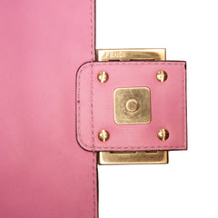 Zucca Embossed Leather Baguette Satchel