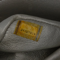 Medium Classic Quilted Tweed and Metallic Lambskin Double Flap