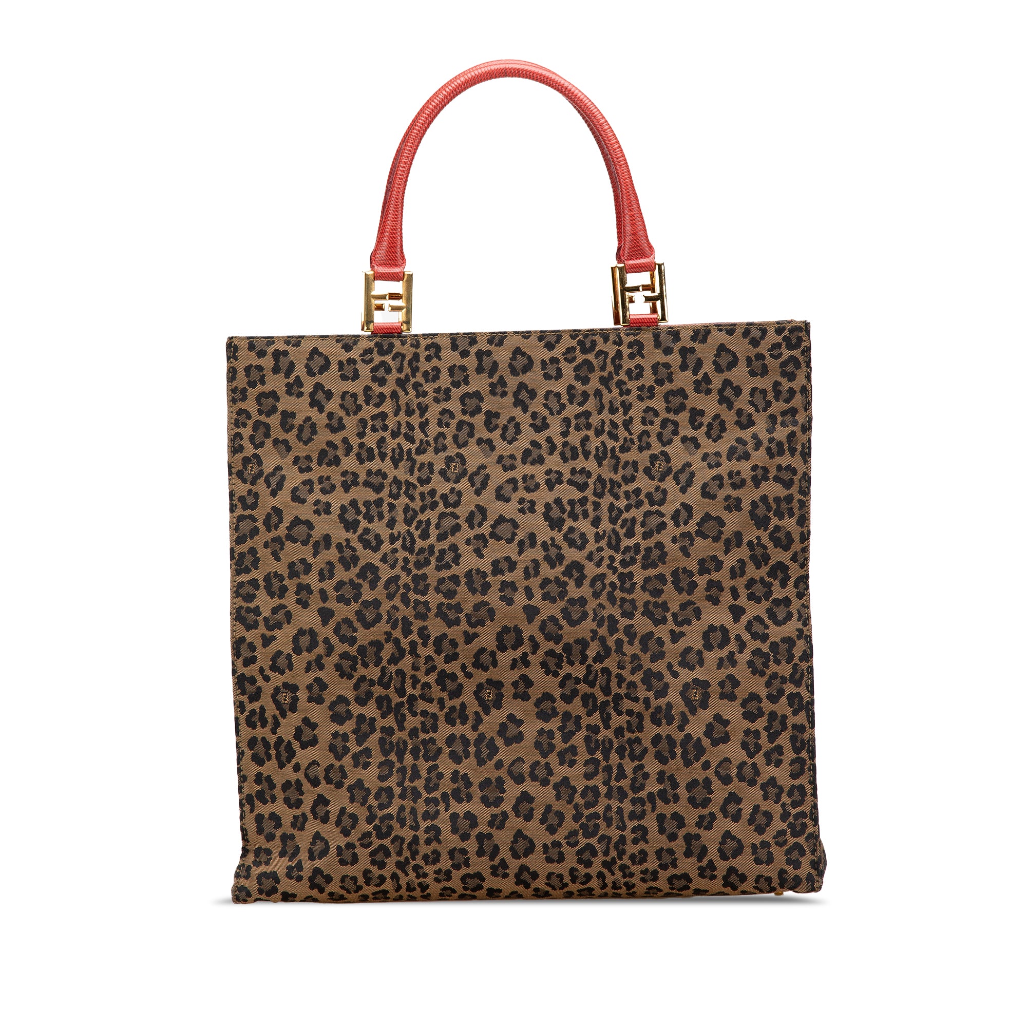 Leopard Print Canvas Tote