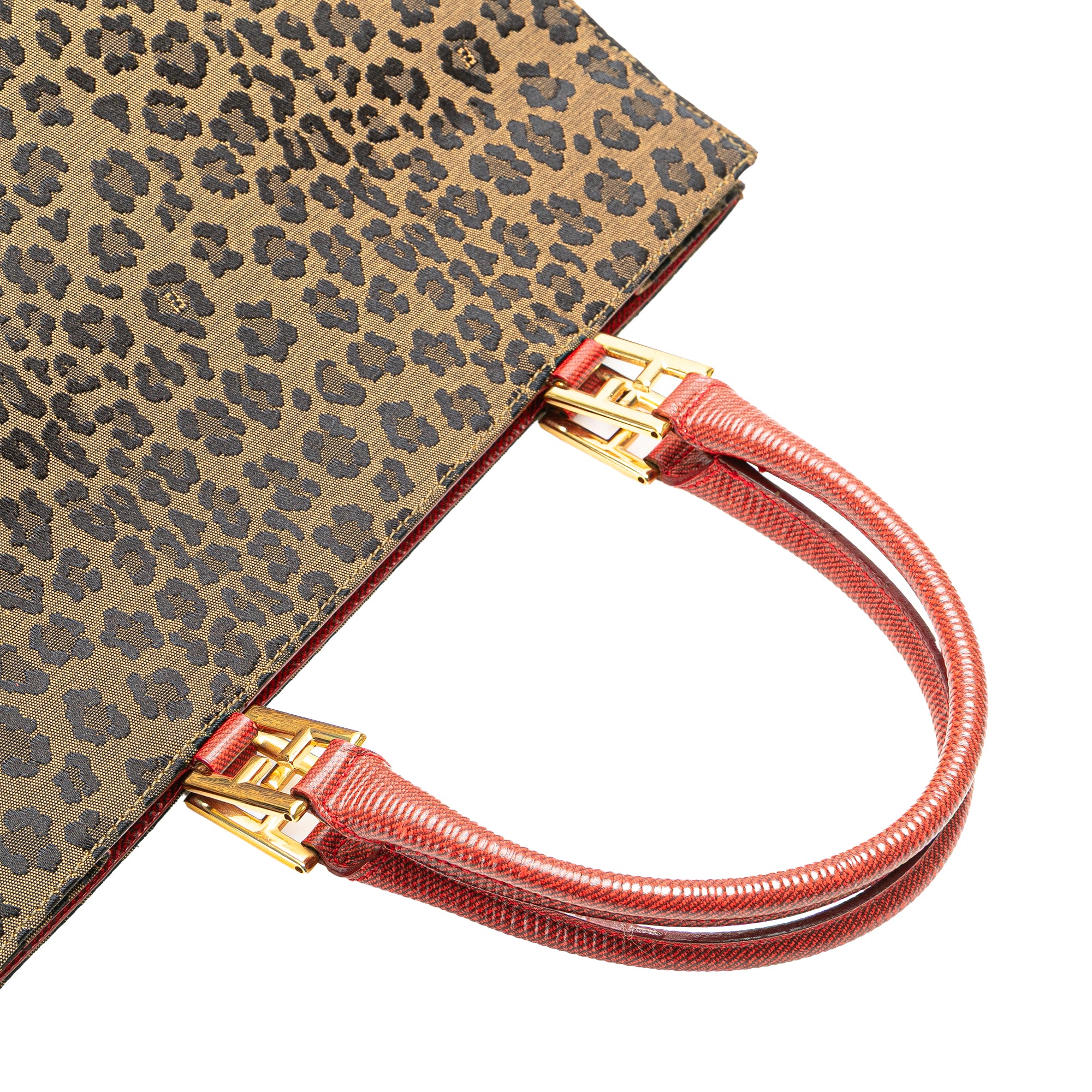 Leopard Print Canvas Tote