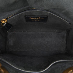 Mini Denim Embroidered Lady Dior