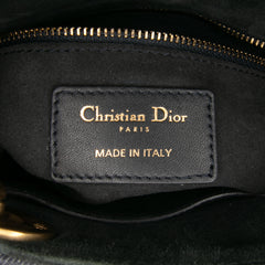 Mini Denim Embroidered Lady Dior