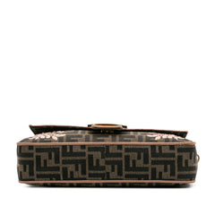 Zucca Canvas Paisley Embroidery Baguette Satchel