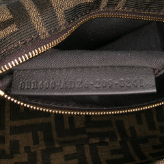 Zucca Canvas Paisley Embroidery Baguette Satchel