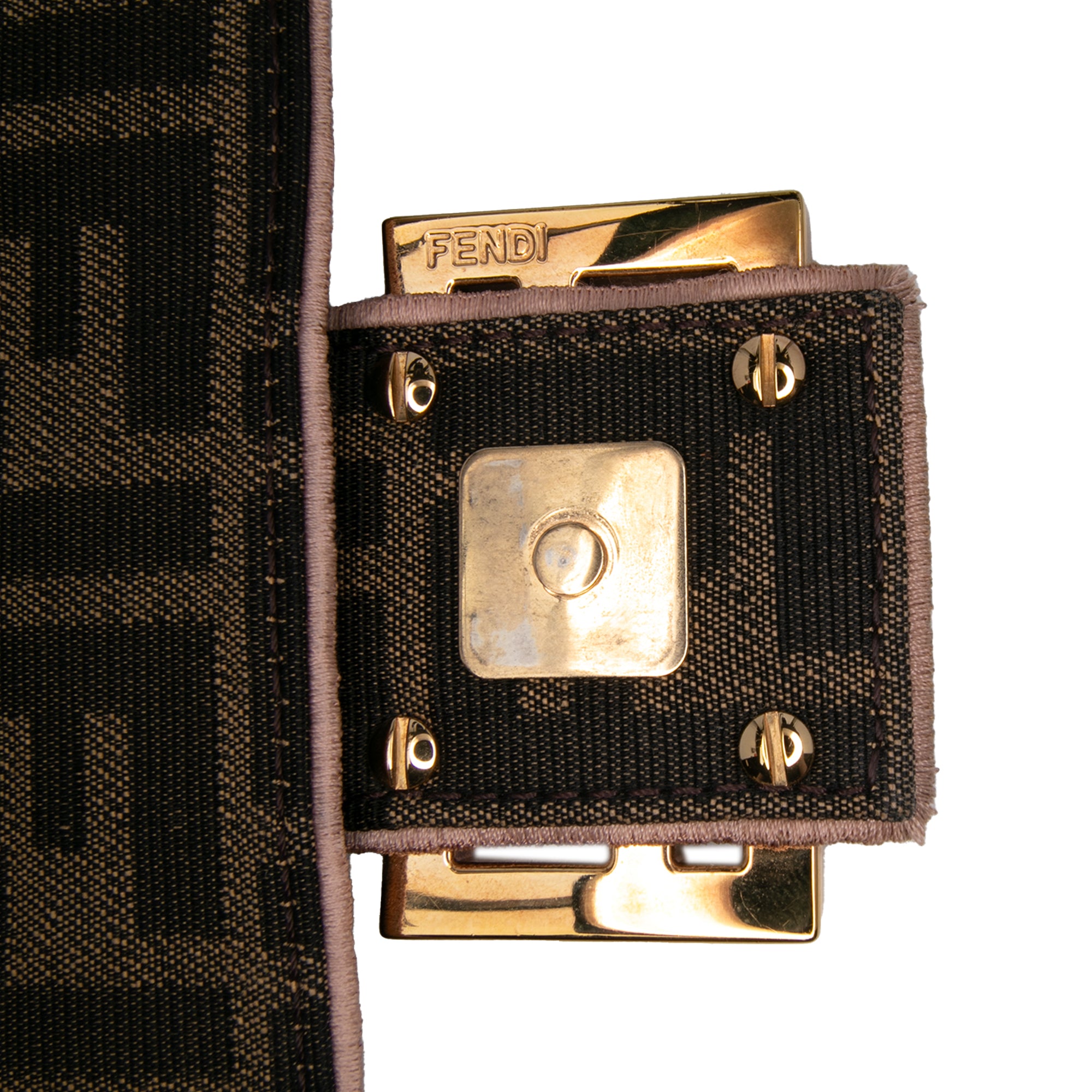 Zucca Canvas Paisley Embroidery Baguette Satchel