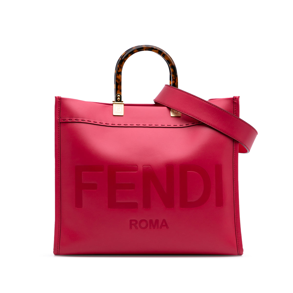 Medium Leather Sunshine Shopper Tote