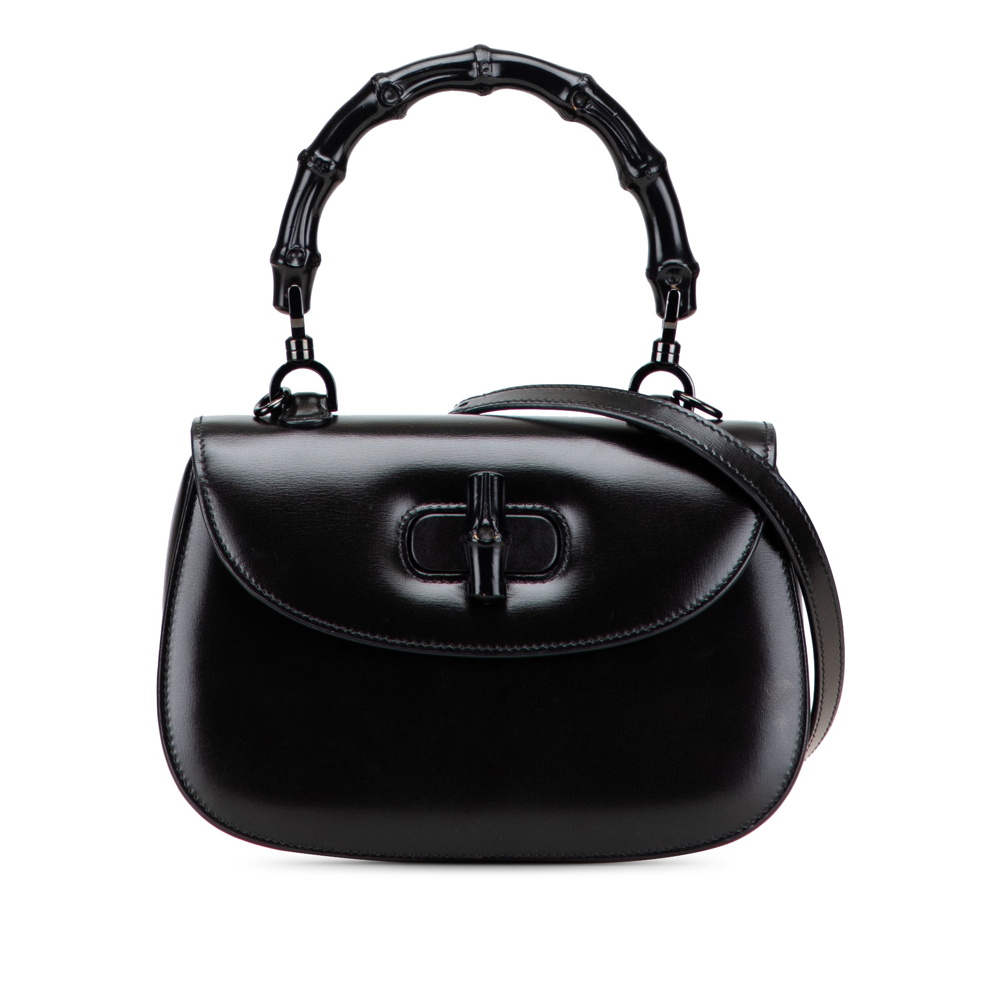 Small Calfskin 1947 Bamboo Top Handle Bag
