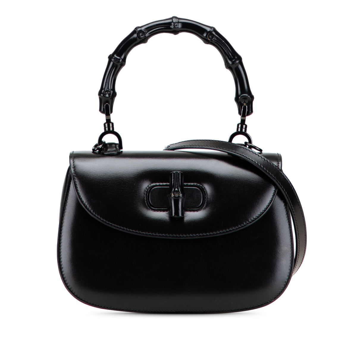 Small Calfskin 1947 Bamboo Top Handle Bag