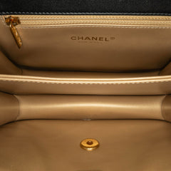 Quilted Lambskin Octagonal Buckle Crossbody