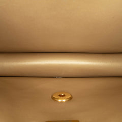 Quilted Lambskin Octagonal Buckle Crossbody