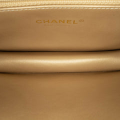 Quilted Lambskin Octagonal Buckle Crossbody