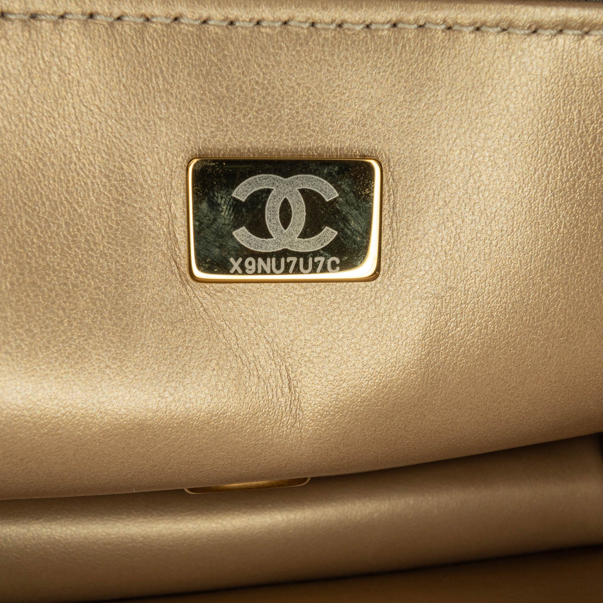 Quilted Lambskin Octagonal Buckle Crossbody