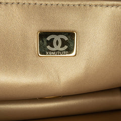 Quilted Lambskin Octagonal Buckle Crossbody