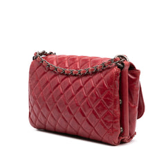 Quilted Glazed Calfskin Soft Boy Flap