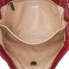 Quilted Glazed Calfskin Soft Boy Flap