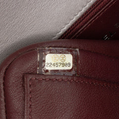 Small Metallic Caviar CC Filigree Flap
