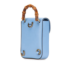 Mini Calfskin Bamboo Top Handle Bag