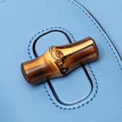 Mini Calfskin Bamboo Top Handle Bag