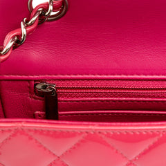 Mini Rectangular Classic Patent Single Flap