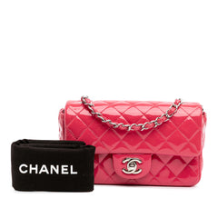 Mini Rectangular Classic Patent Single Flap