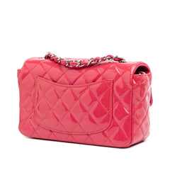 Mini Rectangular Classic Patent Single Flap