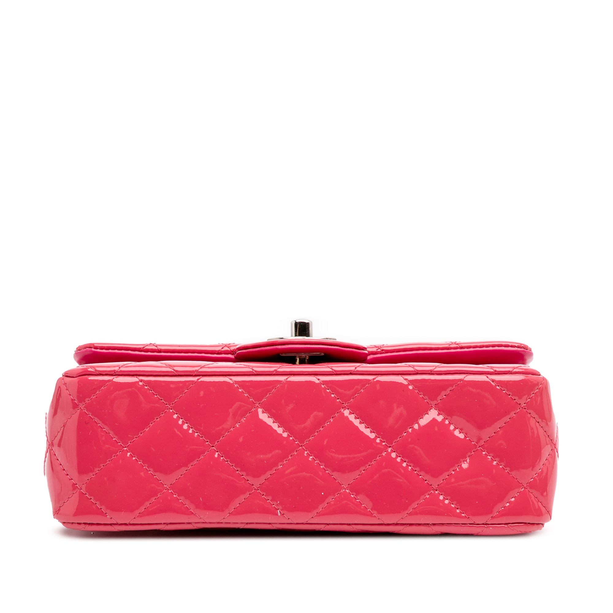 Mini Rectangular Classic Patent Single Flap