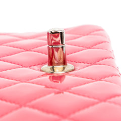 Mini Rectangular Classic Patent Single Flap