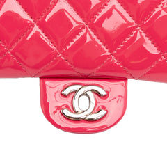 Mini Rectangular Classic Patent Single Flap