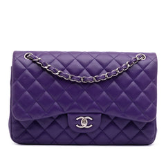 Jumbo Classic Lambskin Double Flap