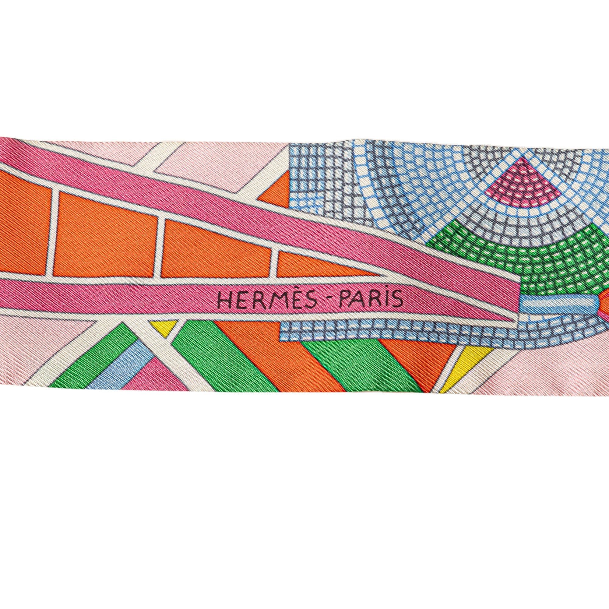 L'Art Indien Des Plaines Silk Twilly Scarf