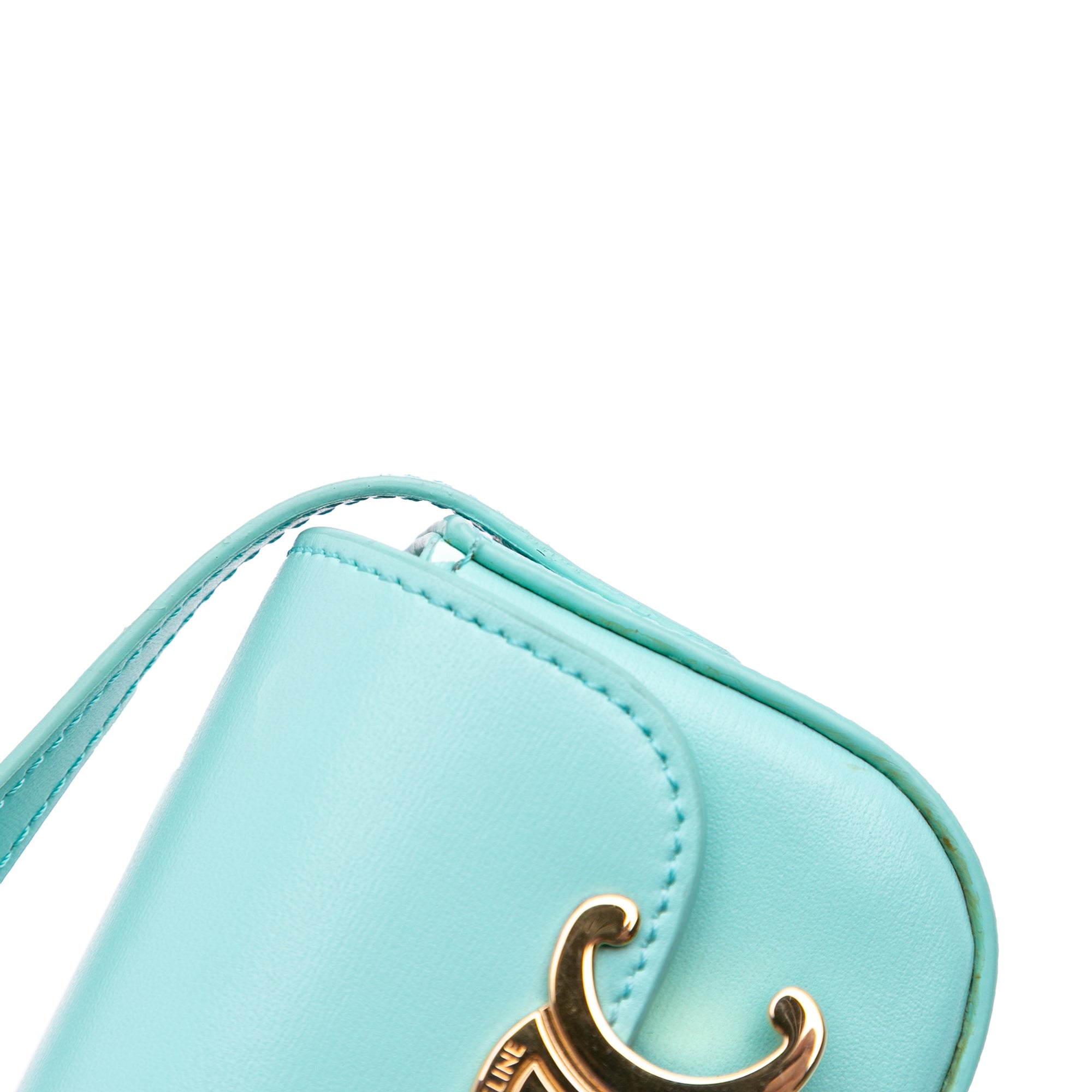 Leather Triomphe AirPods Case with Strap