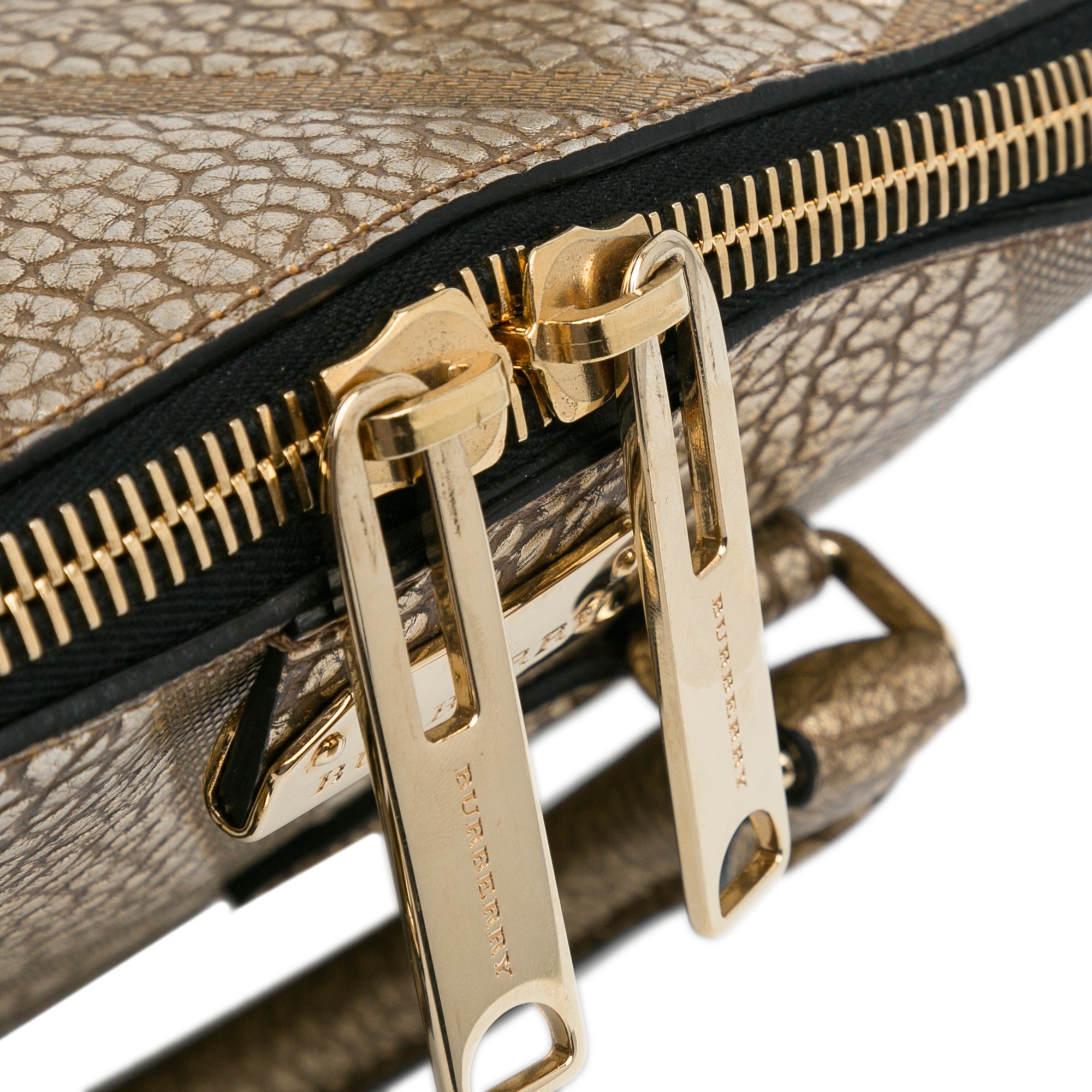 Embossed Leather Orchard Handle Bag